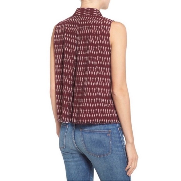 Madewell Moment Button Up in Ikat Print, XS - Picture 4 of 12